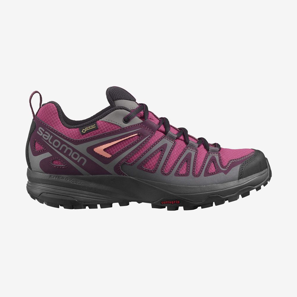 Buty Trekkingowe Damskie Salomon X CREST GORE-TEX - Fioletowe - Polska (925-GTDXSP)